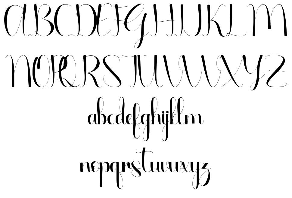 Ageitha font specimens