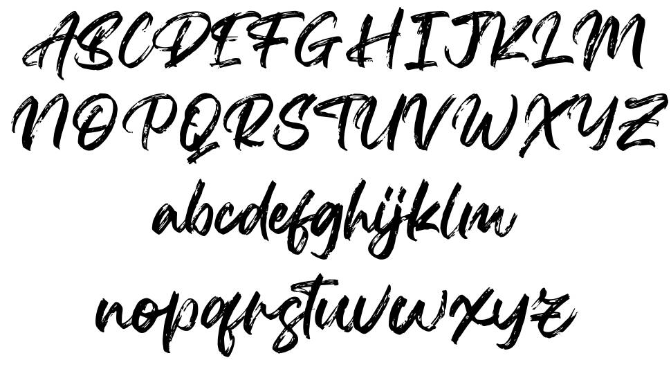 Agethsa font specimens