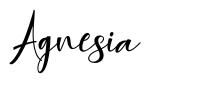 Agnesia 字形