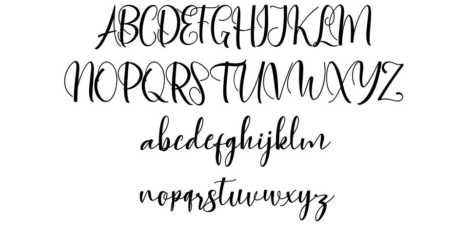 Agnesia font Örnekler
