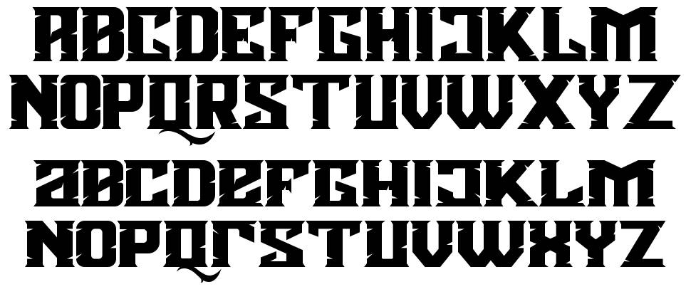 Agnostic font specimens