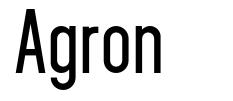 Agron шрифт