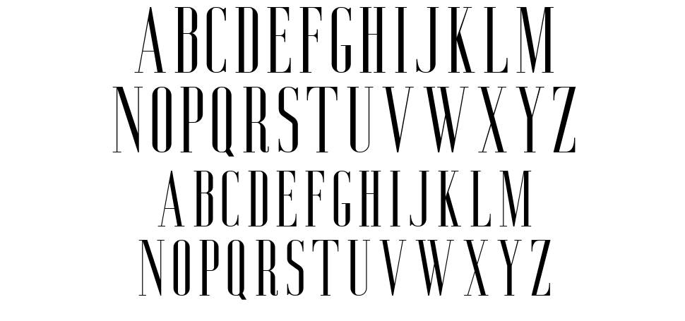 Aguero Serif フォント 標本