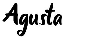 Agusta font