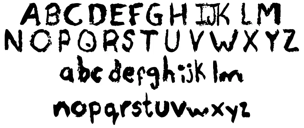 Ah Carbon!font specimens