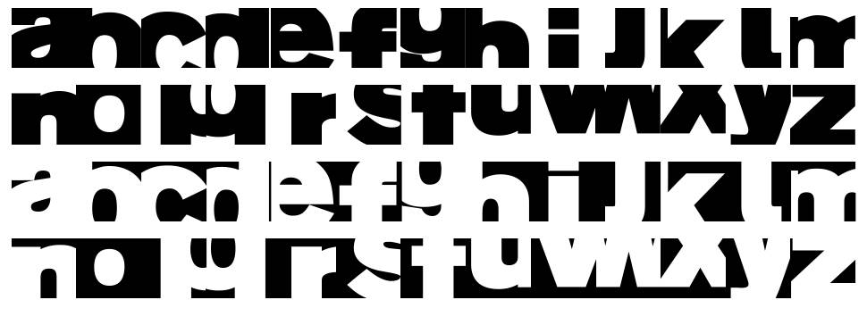 AI Fragment font Örnekler