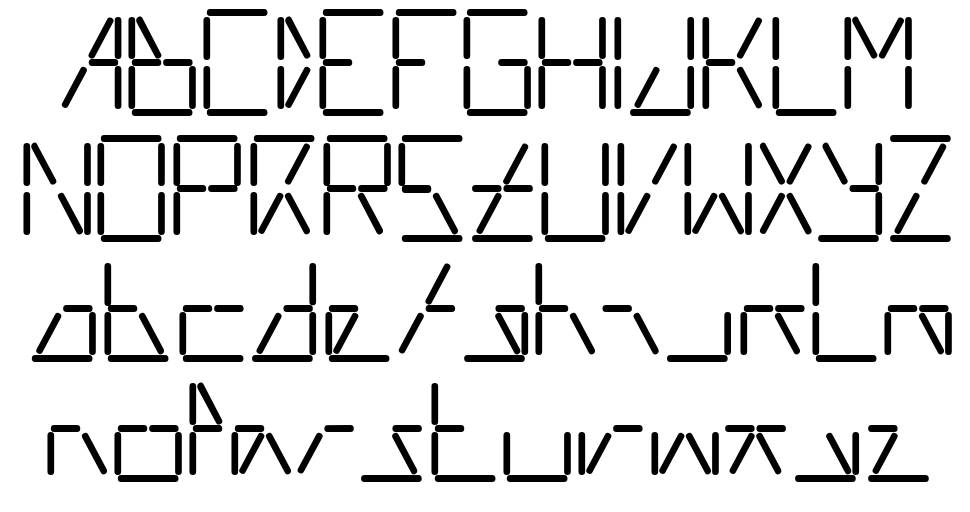 AI Liftled font specimens