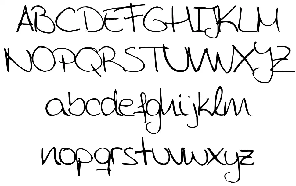 Aida Scrap Roundedfont specimens