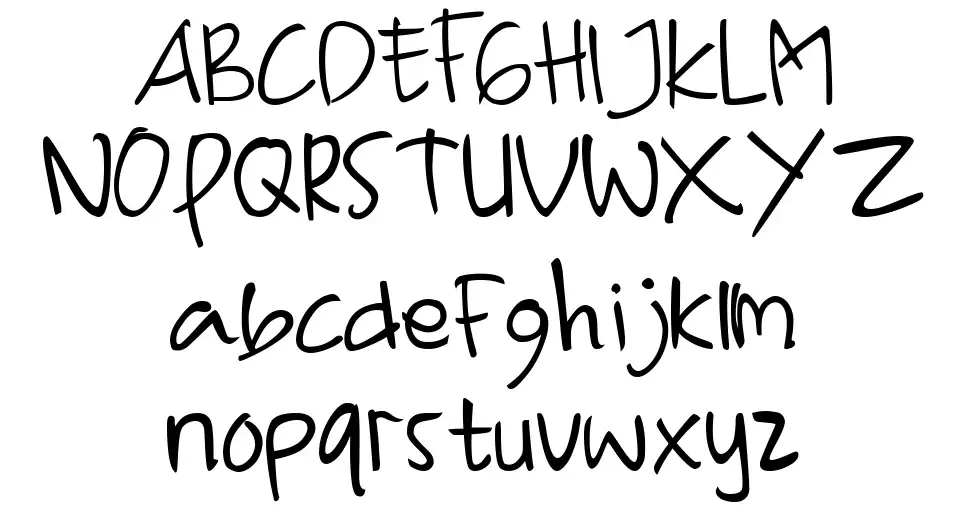 Aihana font specimens