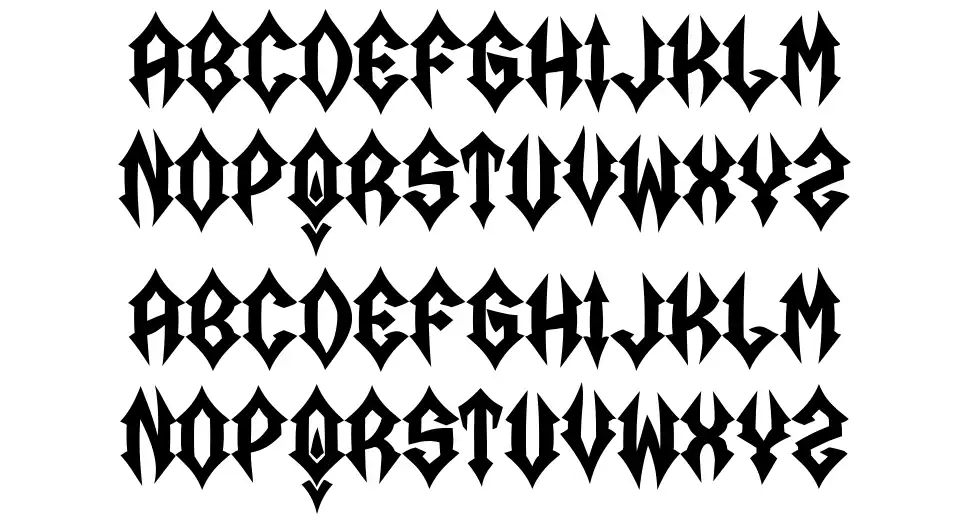 Aircraftmanfont specimens