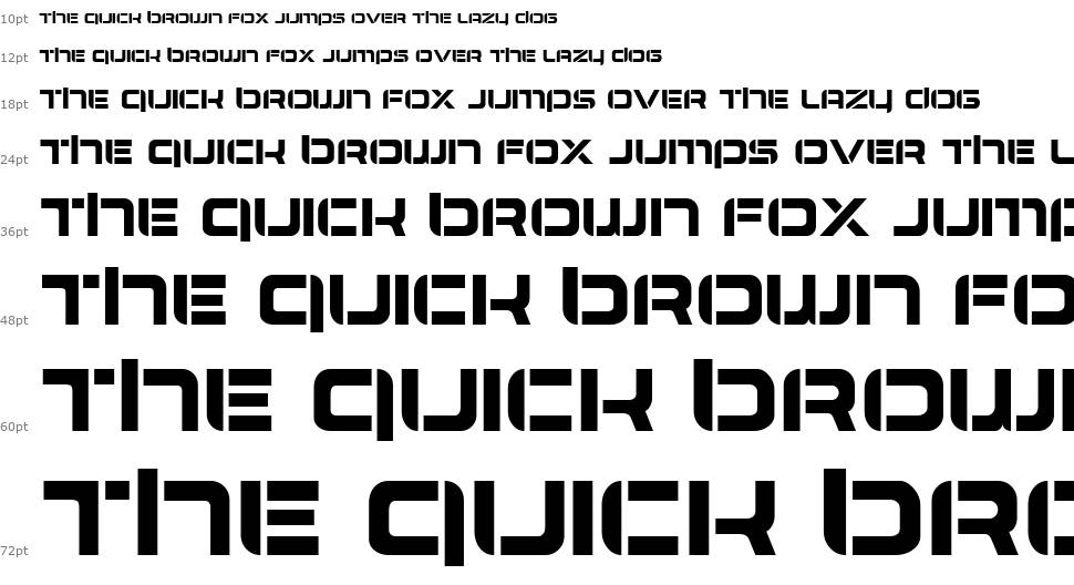 Airlock font Waterfall