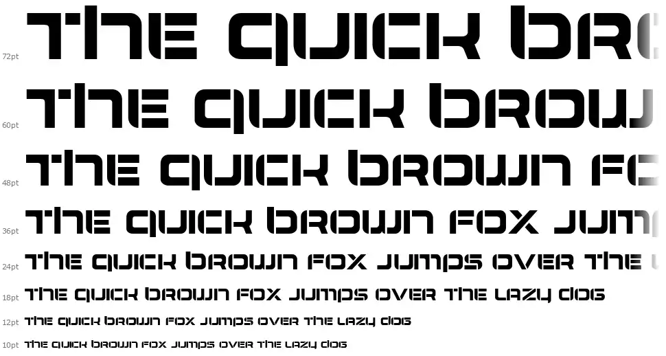 Airlockfont waterfall