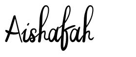 Aishafah font