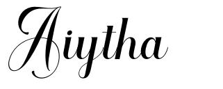 Aiytha フォント