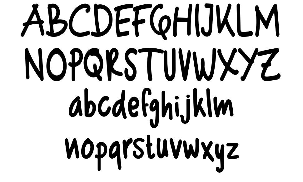 Akabiluru Style Handwritten fuente Especímenes