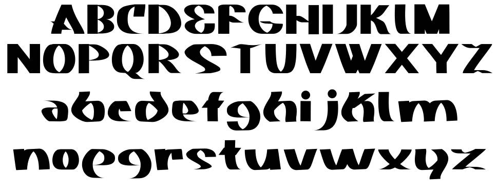 Akasic font specimens