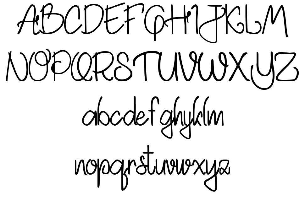 Akhadias font Örnekler