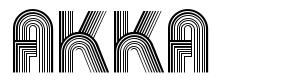 Akka 字形