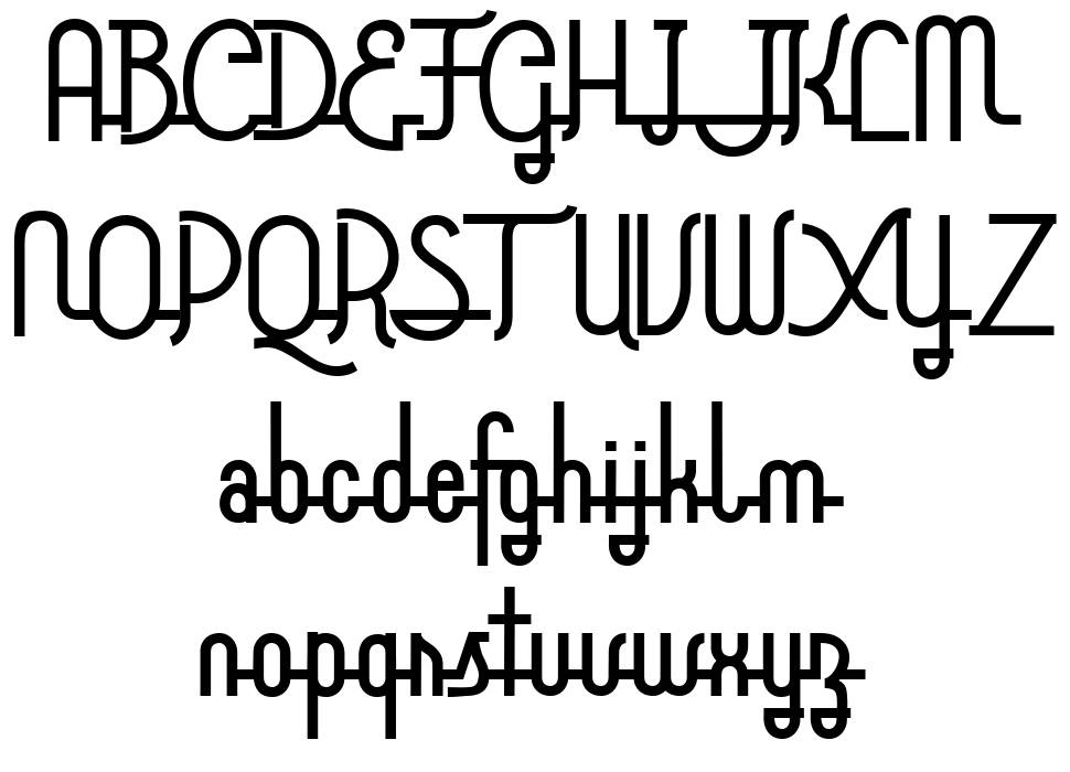 Aklirics 字形 标本