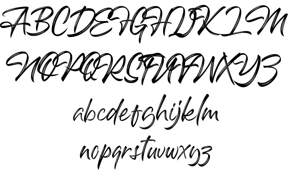 Aksana font specimens