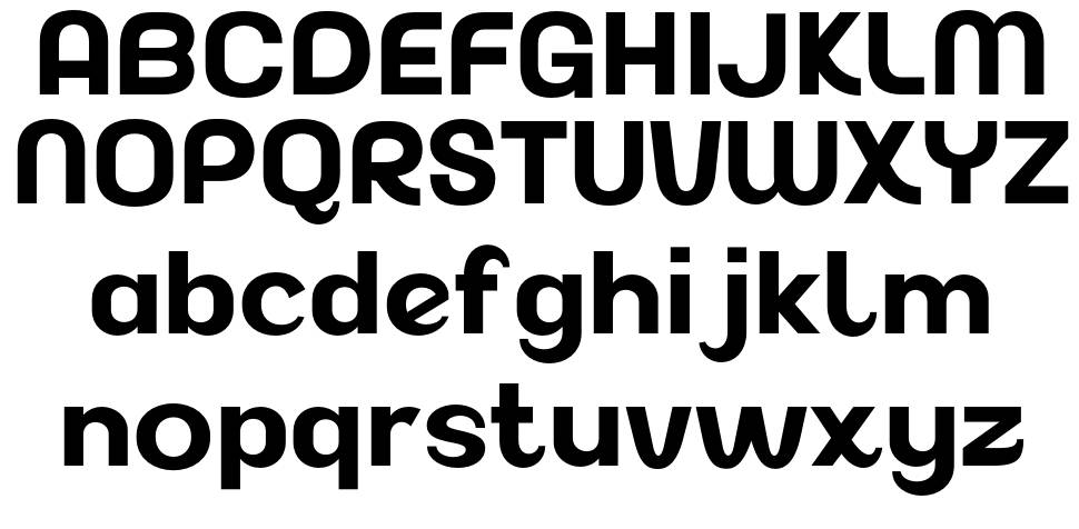 Akuina font Örnekler