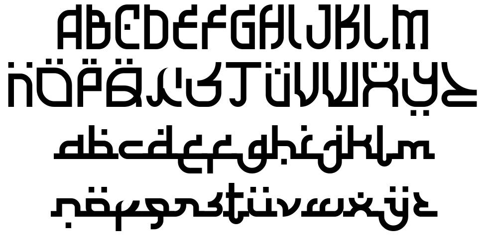 Al-Ghazali font specimens