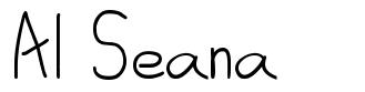 Al Seana шрифт