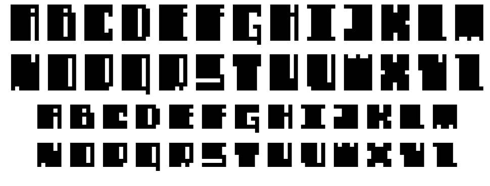 Alachua font specimens
