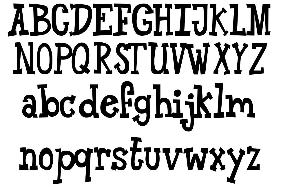 Alan Font font specimens
