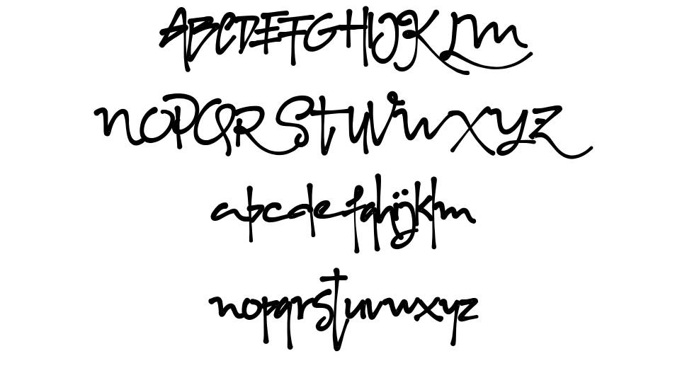 Albanian písmo Exempláře