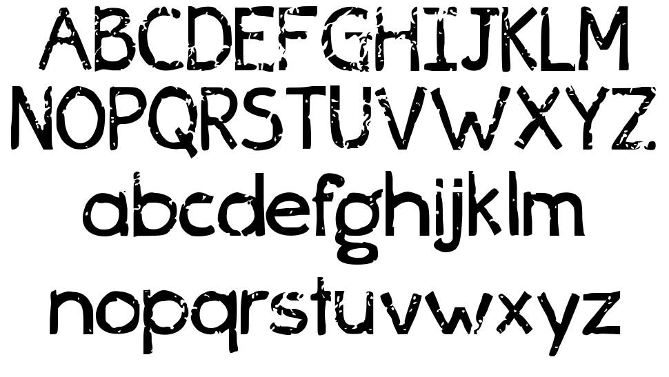 Albatross písmo Exempláře