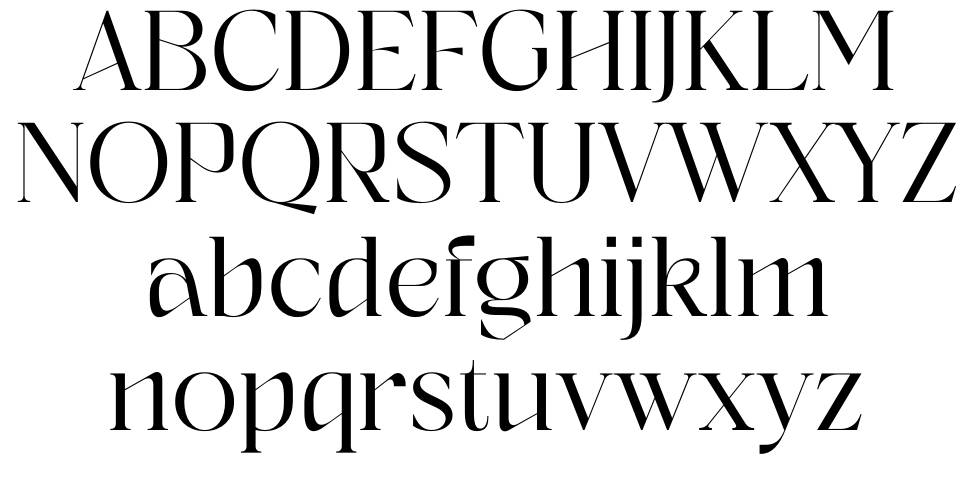 Albegos font Örnekler