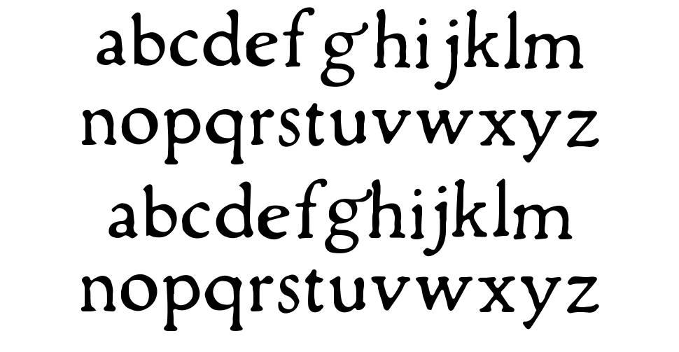 Alchemion フォント 標本