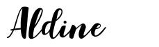 Aldine шрифт