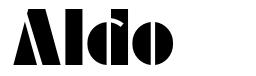 Aldo font
