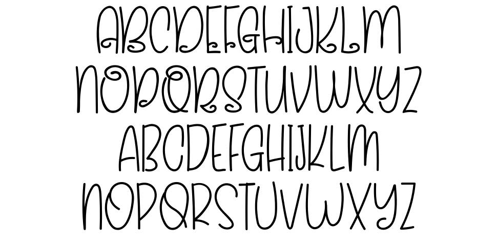 Aleecia font Örnekler