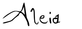 Aleia 字形