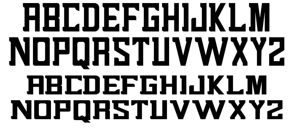 Alenikh font specimens