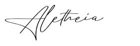 Aletheia шрифт