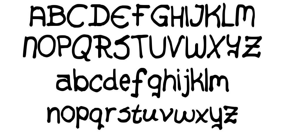 Alex Handwriting font specimens