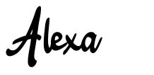 Alexa font