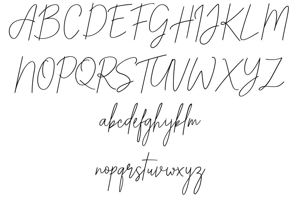 Alexander Lettering font Örnekler