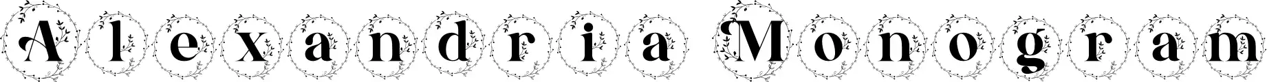Alexandria Monogram