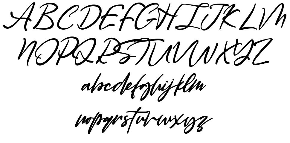 Alexandroupoli font specimens