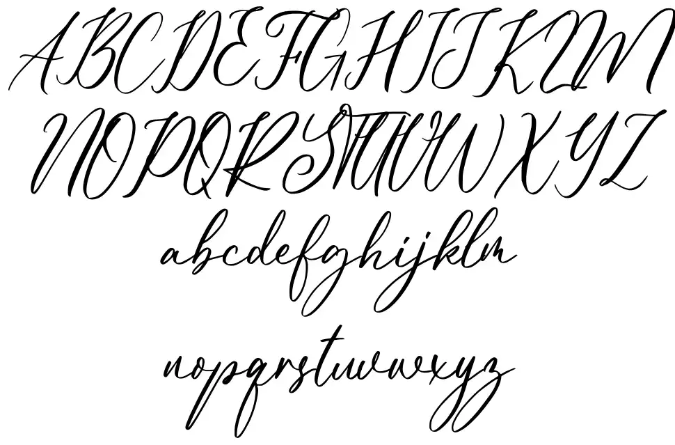 Alexanna schriftart vorschau