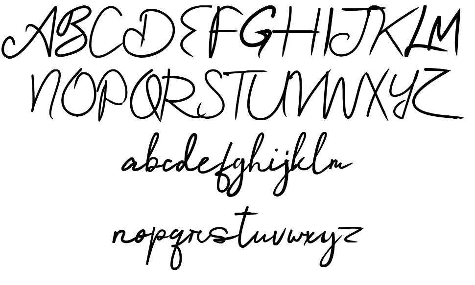 Alfa Delta font Örnekler