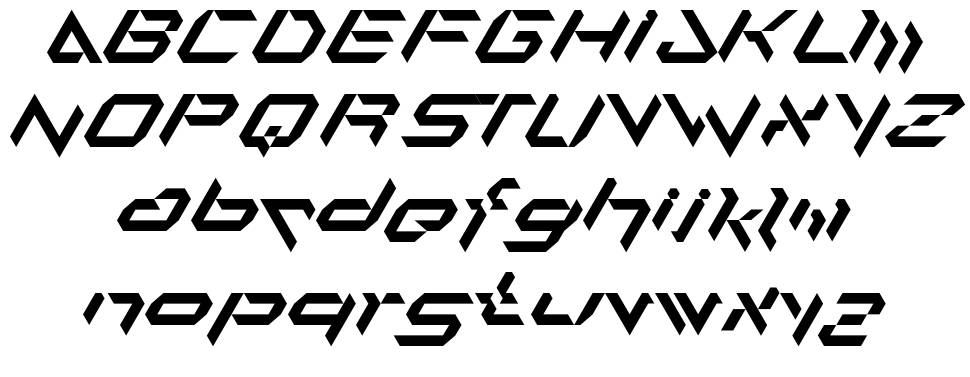 Alfamesh 001 font specimens