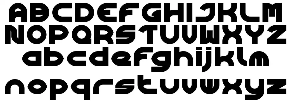 Algorithm font specimens