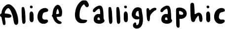 Alice Calligraphic