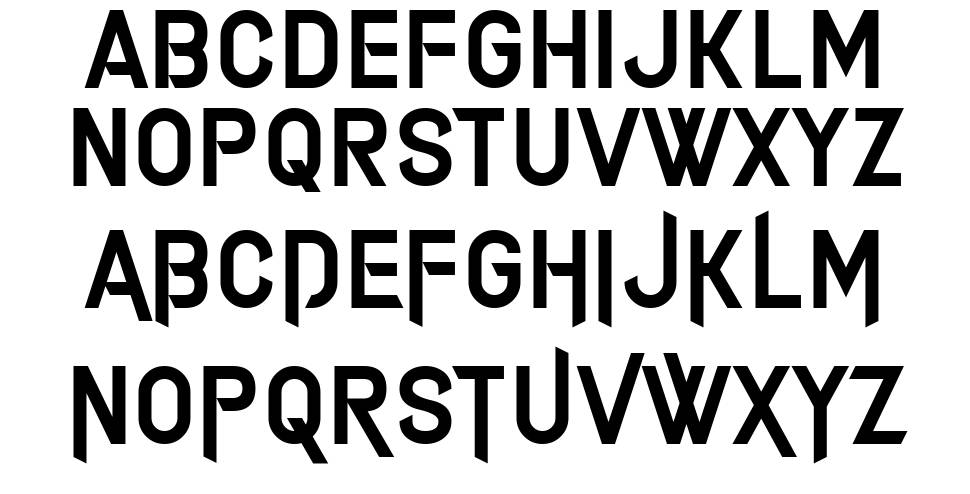 Alimony font Örnekler